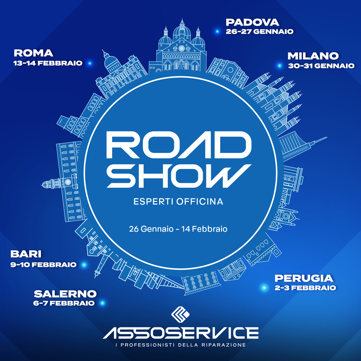 Il Road Show Esperti Officina di Asso Ricambi